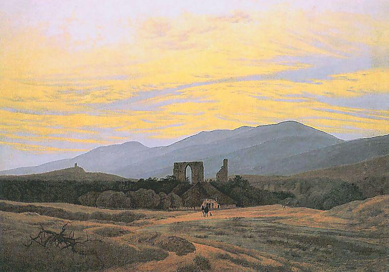 Caspar David Friedrich Klosterruine Eldena und Riesengebirge France oil painting art